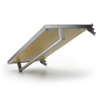 Shelf and Hangrail Combo - 12" (Wood)