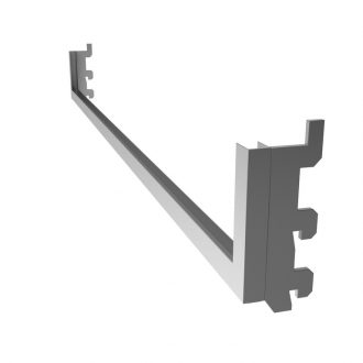 Sign Card Holder for slotted uprights